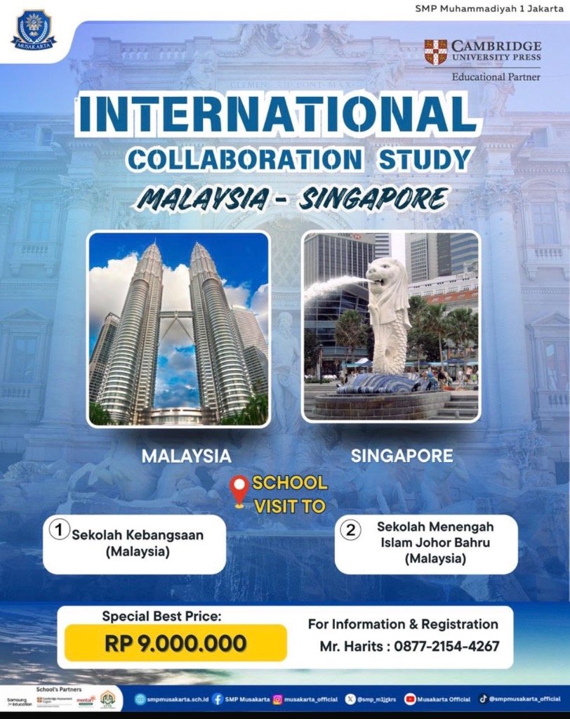 International Collaboration Study 2027: Singapura & Malaysia